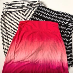 Bundle of 3 A Line Skirts